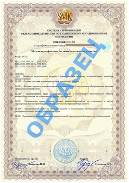 Приложение 1 Шатура Сертификат ГОСТ РВ 0015-002